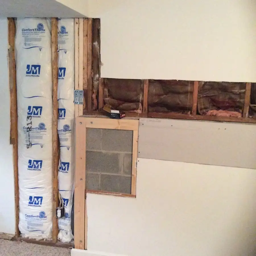 Wall insulation replacement during Contents Cleaning & Restoration in Kennedale